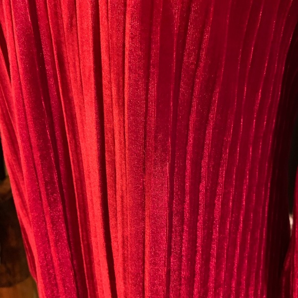 NWOT Red Velvet Dress - Picture 4 of 8